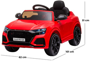 Auto Elettrica per Bambini Audi SQ8 12V-Rosso