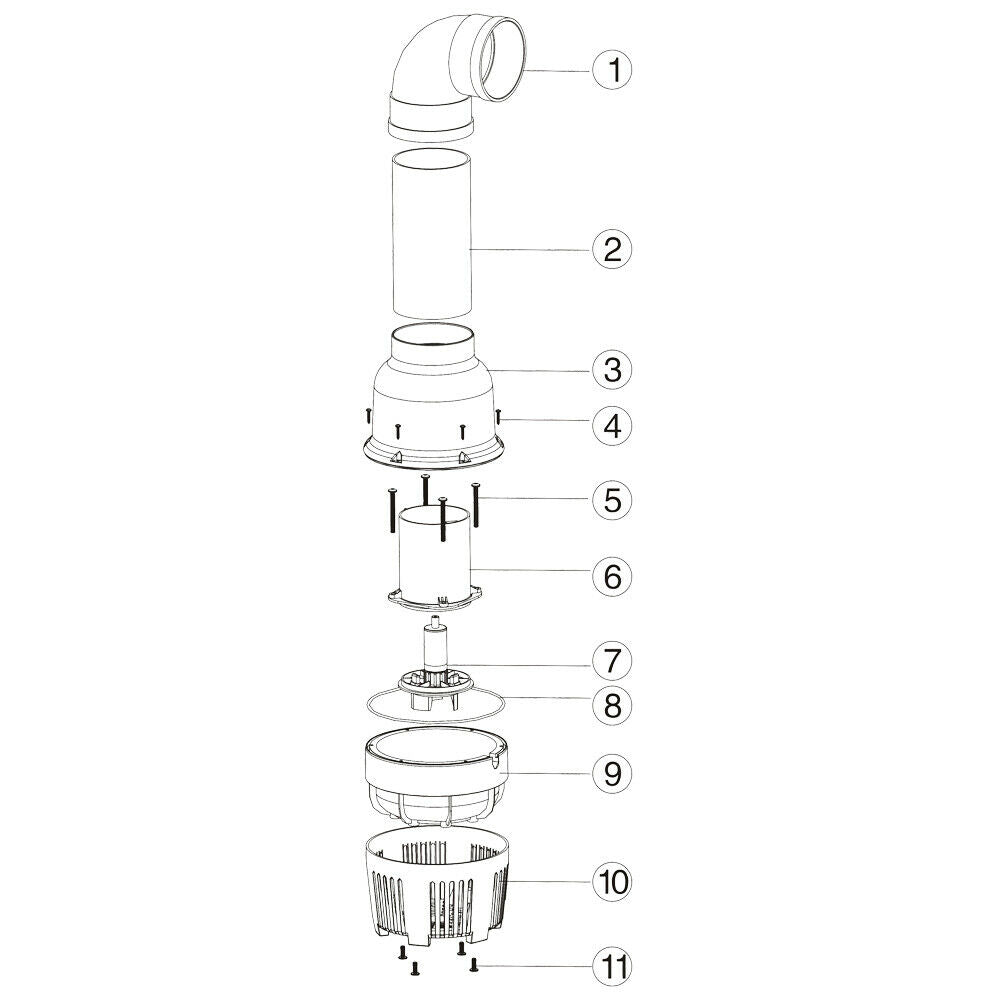 Pompa per laghetto filtro filtrazione corso d'acqua acquario ecologico piccolo laghetto ecologico ad alta efficienza 22000 l/h 95 watt 16_0002096