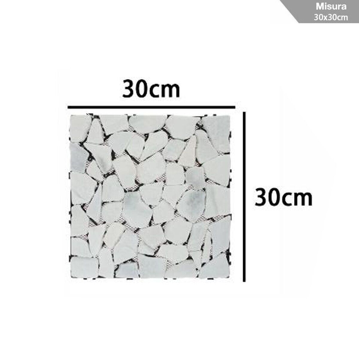 PIASTRELLA GIARDINO ESTERNO MARMO PIETRE PAVIMENTO ANTISCIVOLO INCASTRO 73560