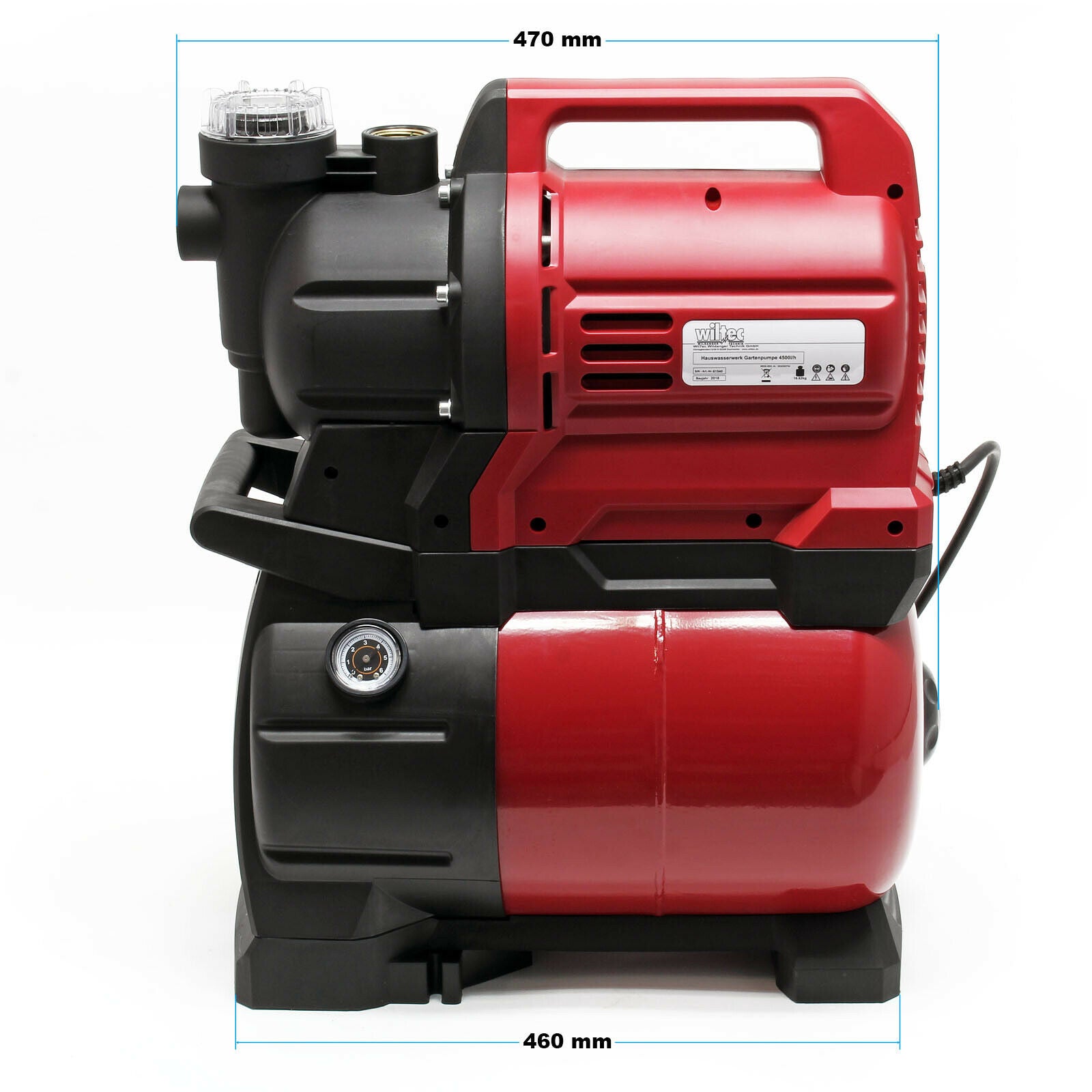 Stazione acqua sanitaria 4500 litri all'ora Serbatoio a sacca 1300 watt 19 litri pressostato da giardino 16_0002738