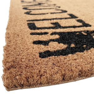 Zerbino Cocco Semiluna 38x68 Cm Moderno Antiscivolo Tappeto Ingresso Tappetino Entrata E