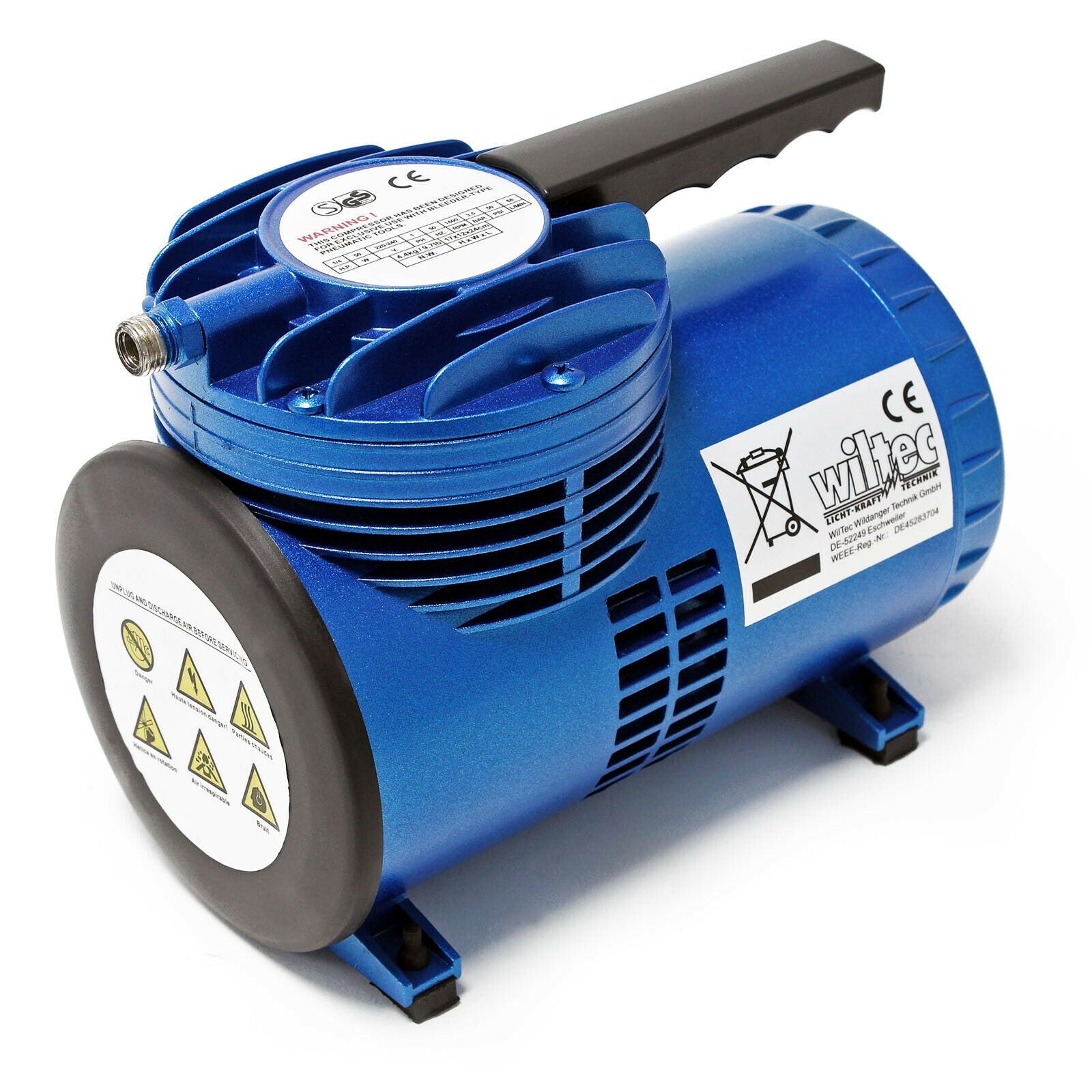 Mini compressore per aerografo modello portatile soluzione ottimale per l'uso mobile Compressore portatile a membrana per aerografo 16_0001734