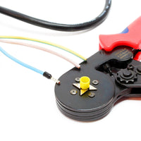 Pinza per crimpare puntali 0,25-6mm² cavo autoregolante terminale a ingombro quadrato 16_0002726