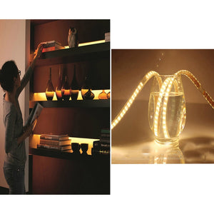 STRISCIA LED 5M LUCE CALDA 3000K 12V 1500LM 15W 5730 FLESSIBILE SINGOLA TE-B0486