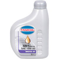 OLIO MOTORE PER MOTO TAMOIL SINT 4T15W50-1LT