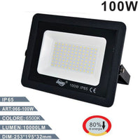 FARO 96 LED SMD FARETTO ESTERNO IP65 LUCE 6500K BIANCO FREDDO 100W  ET-4382