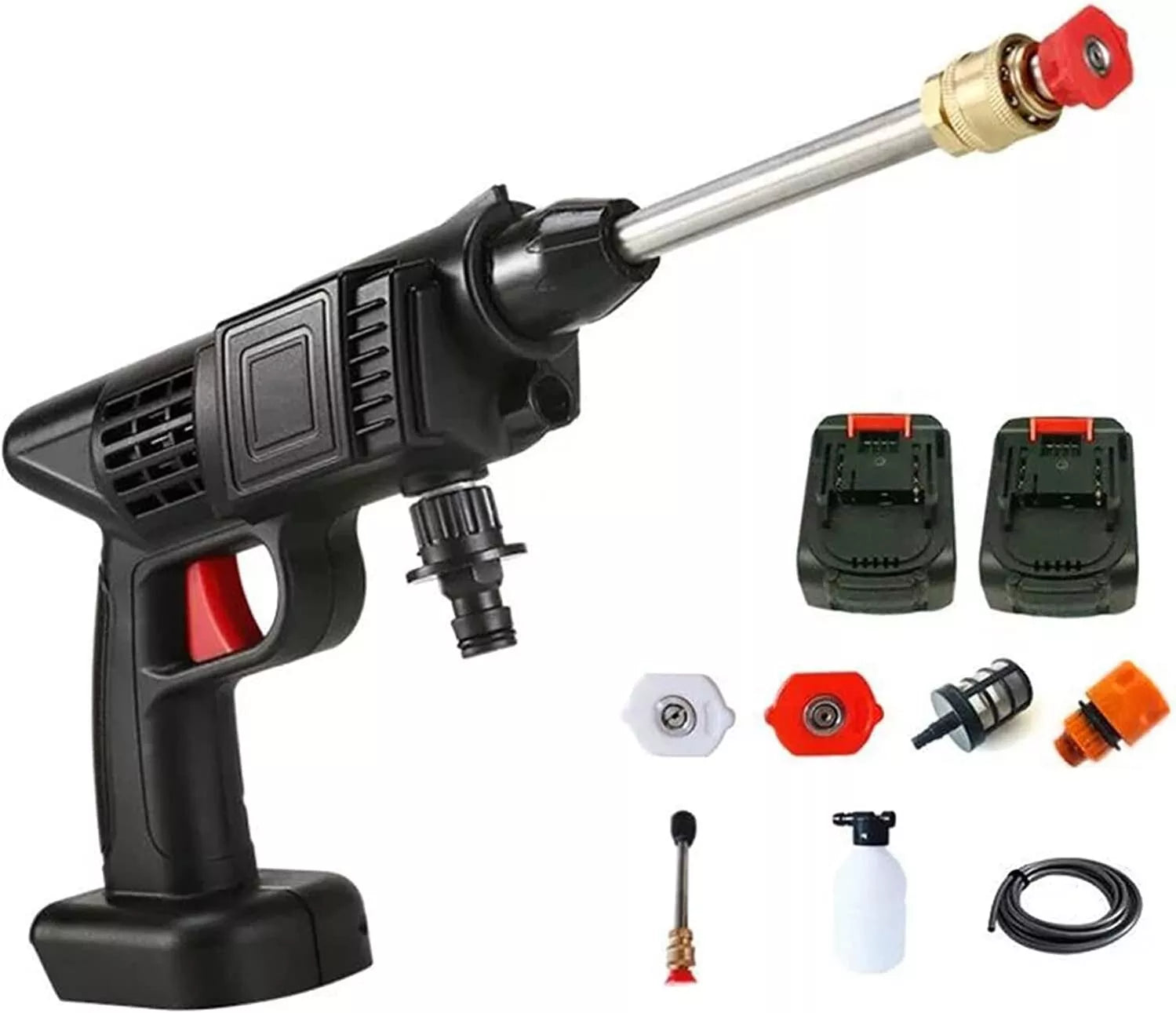 Idropulitrice a Batteria Senza Fili con Pistola Elettrica Alta Pressione