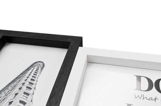 Portafoto Multipla Legno MDF Cornice Collage Moderna Porta Foto Bianco Nero 4 Foto Da 10x15 Cm