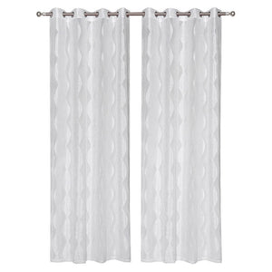 Tende Finestre Porte Interno Elegante Chic Tessuto Strass Brillantini Coppia 2 pz Grigio 140x280 Cm