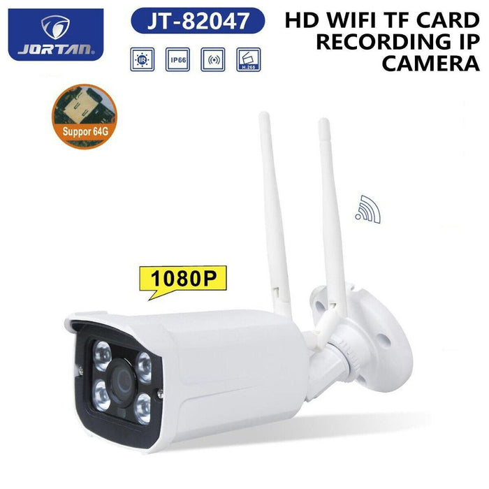 TELECAMERA VIDEOSORVEGLIANZA WIRELESS 4 LED 3.6MM 2MPX APP IP66 JT-82047