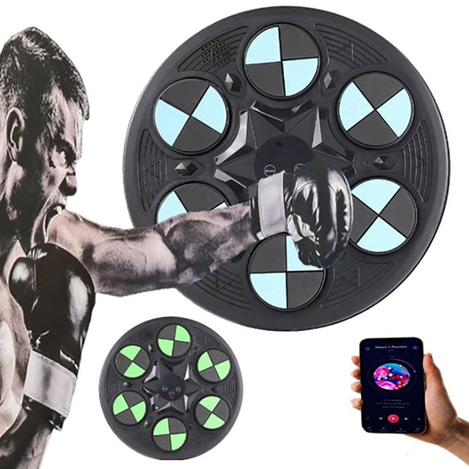 MACCHINA DA BOXE RITMO MUSICALE BOXING MACHINE BLUETOOTH GUANTI PUGILATO