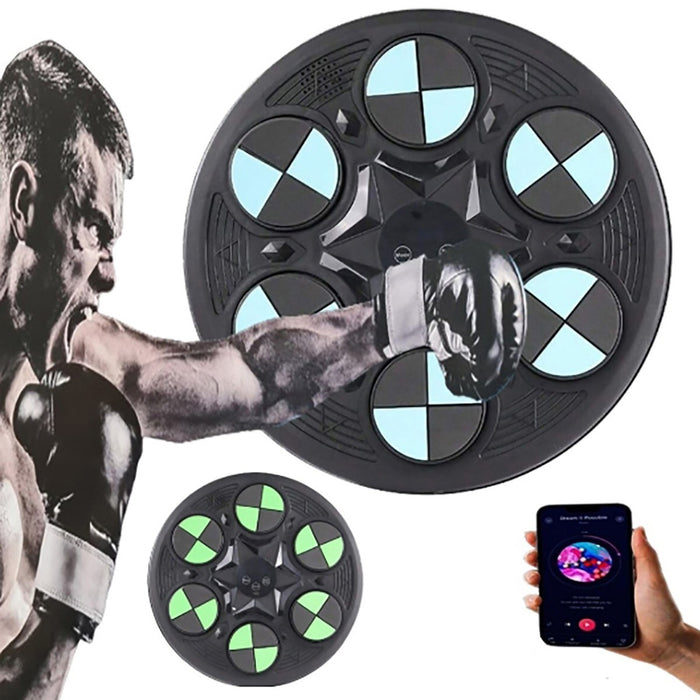 MACCHINA DA BOXE RITMO MUSICALE BOXING MACHINE BLUETOOTH GUANTI PUGILATO
