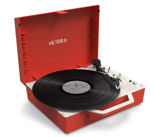 Victrola, Giradischi ReSpin, Bluetooth, Tecnologia Vinyl Stream, colore rosso