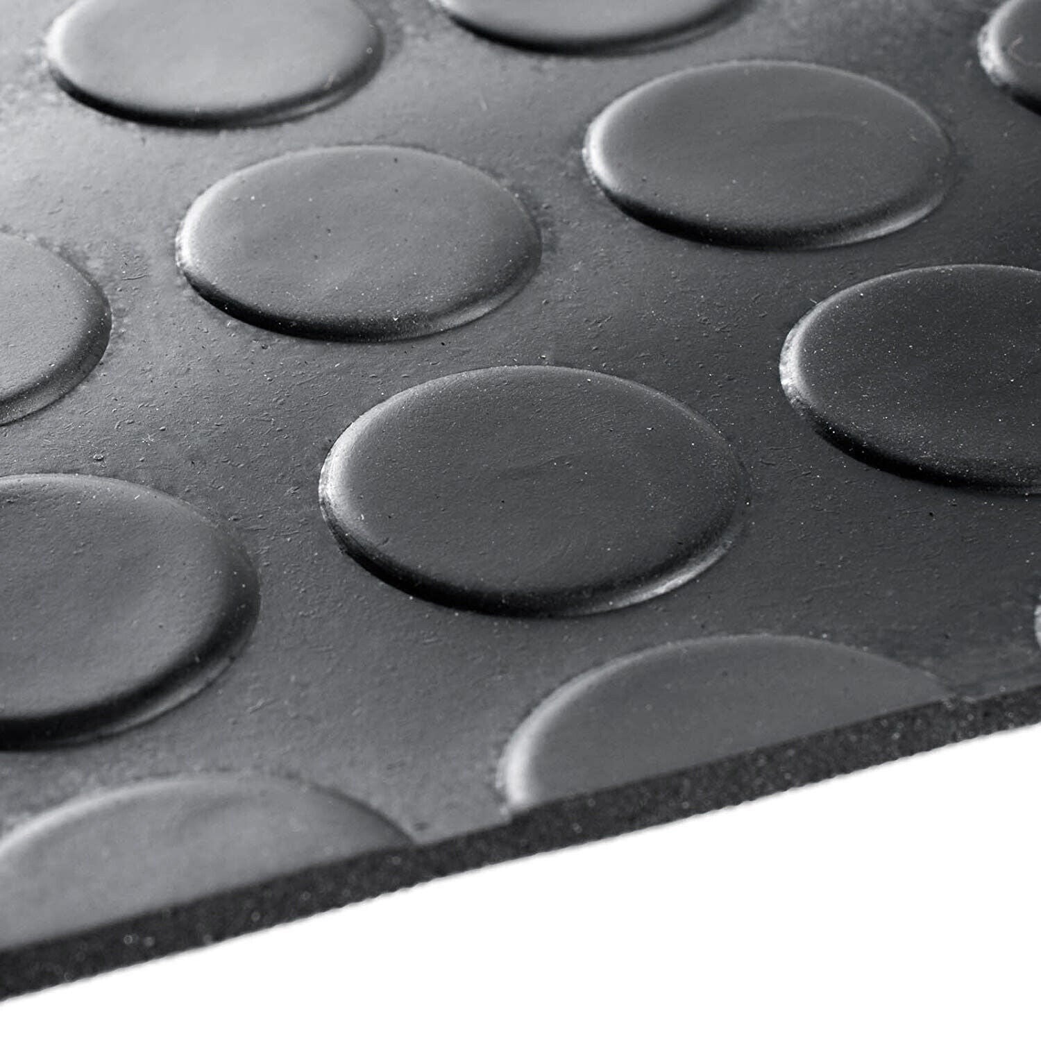 Passatoia Gomma Isolante Antiscivolo 100x1000 Cm Tappeto Copri Pavimento Bullonato Zerbino Robusto