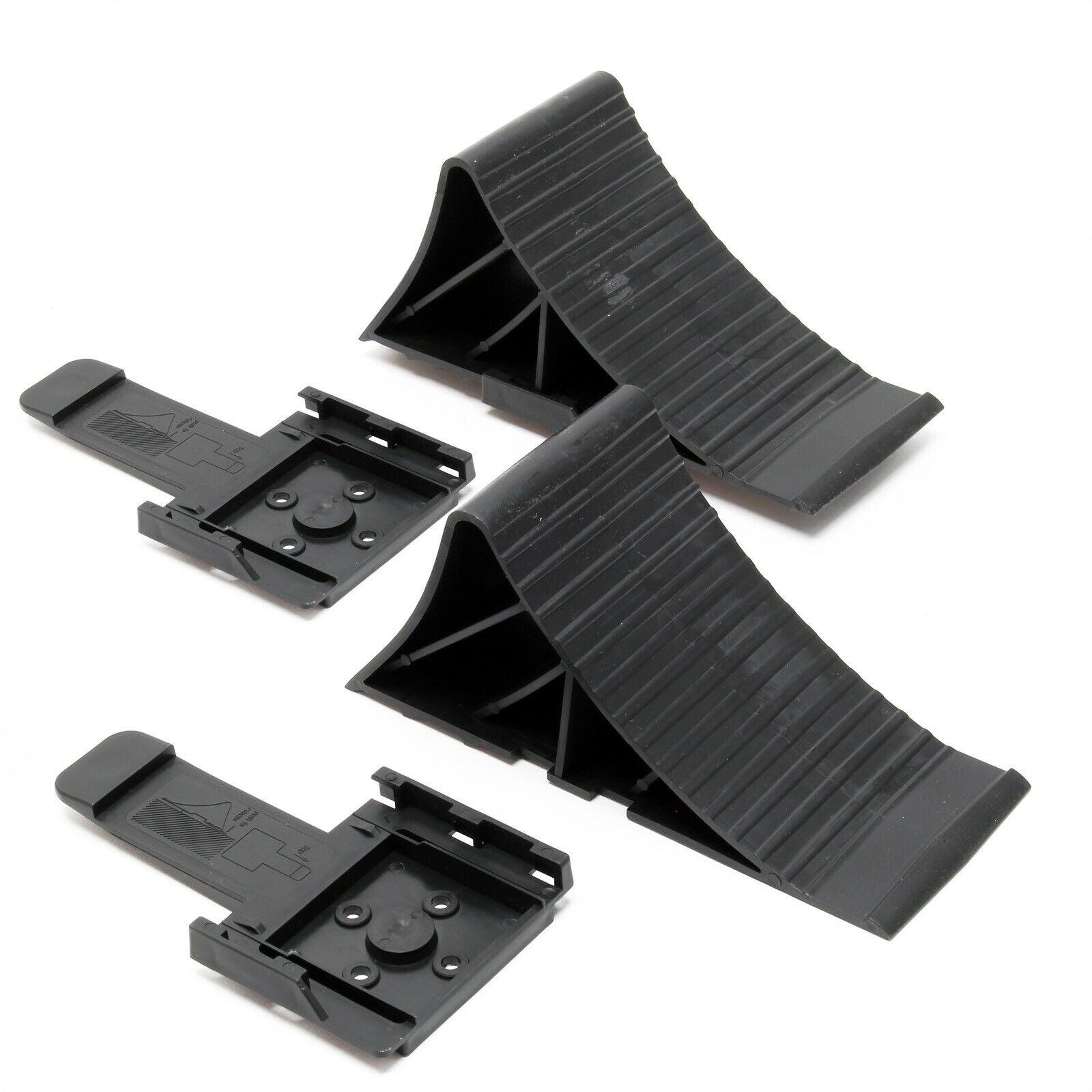 Kit cavalletto per rimorchio 10 pezzi cunei bloccaggio terminale supporto ruota 16_0002536