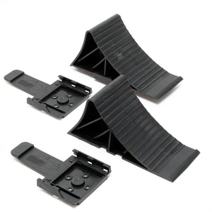 Kit cavalletto per rimorchio 10 pezzi cunei bloccaggio terminale supporto ruota 16_0002536