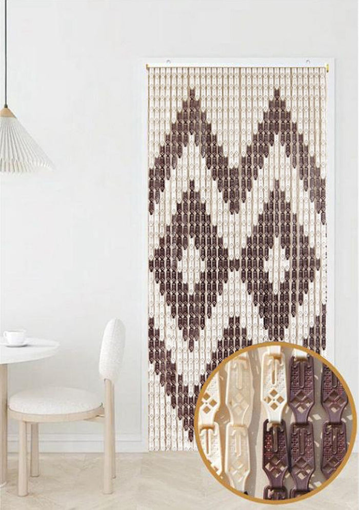 Tenda Piastrine Pvc Etnica Finestra Porta Entrata Interno Esterno Zanzariera Antimosche 140x230 (C)