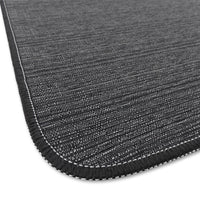 Tappeto Cucina Tinta Unita Striato 54x140 Cm Bordato Assorbente Passatoia Casa Antiscivolo Nero