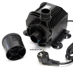 Pompa per laghetto filtro filtrazione corso d'acqua eco acquario laghetto eco 4000 litri all'ora 65 Watt 16_0002808