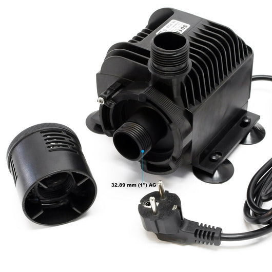 Pompa per laghetto filtro filtrazione corso d'acqua eco acquario laghetto eco 4000 litri all'ora 65 Watt 16_0002808