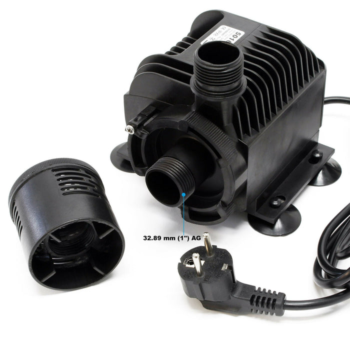 Pompa per laghetto filtro filtrazione corso d'acqua eco acquario laghetto eco 4000 litri all'ora 65 Watt 16_0002808