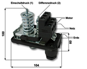 Pressostato sk-9 230v monofase pompa domestica comando pompa da pozzo 16_0000480