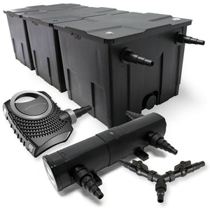 Kit filtrazione laghetto 90.000 litri Sterilizzatore 18 watt Pompa 80 watt 16_0001363