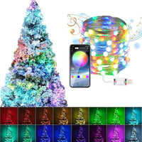 STRISCIA 200 LED 20MT BLUETOOTH RGB SMART APP LUCI DI NATALE IP20 ALBERO