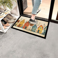 Zerbino Gomma Sostenibile 40X70 Antiscivolo Ingresso Interno Esterno Moderno Dis.I