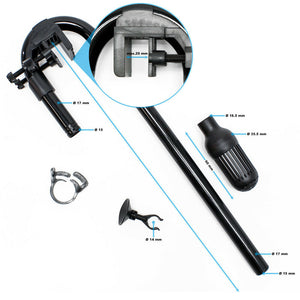 Pompa filtro per acquario biologico da esterno 1.000 litri all'ora 9 Watt CUV 16_0001744