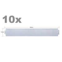 Bordura per giardino in acciaio zincato Barriera per aiuola 10 m 16_0001686