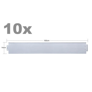 Bordura per giardino in acciaio zincato Barriera per aiuola 10 m 16_0001686