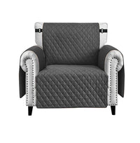 Copri Poltrona Impermeabile Tasche Laterali Proteggi Poltrona Antimacchia Antiscivolo 1 Posto Antracite