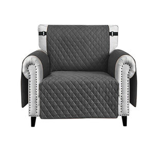 Copri Poltrona Impermeabile Tasche Laterali Proteggi Poltrona Antimacchia Antiscivolo 1 Posto Antracite