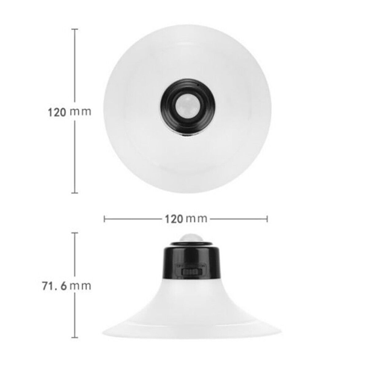 LUCE NOTTURNA LED PORTATILE RICARICABILE CON VENTOSA SENSORE MOVIMENTO PASSAGGIO