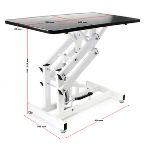 Tavolo da toelettatura idraulico pieghevole tavolo da toelettatura per cani e gatti tavolo da toelettatura 108 x 60 cm 16_0000534