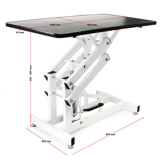 Tavolo da toelettatura idraulico pieghevole tavolo da toelettatura per cani e gatti tavolo da toelettatura 108 x 60 cm 16_0000534