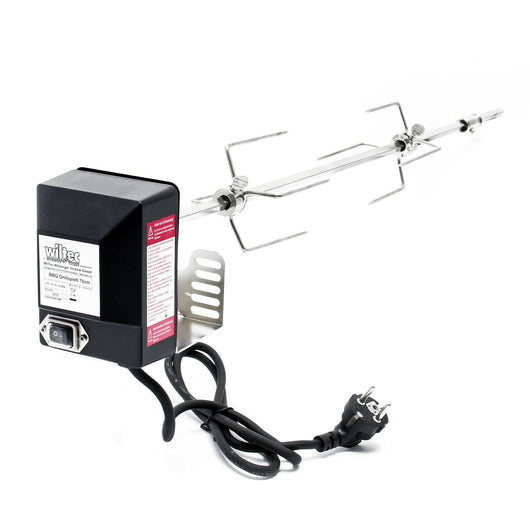 Girarrosto barbecue cm 70 230 v in pregiato acciaio girarrosto forchette girarrosto 16_0002744