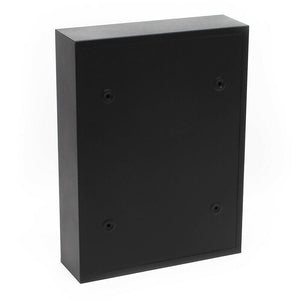 Cassetta postale di design a muro in acciaio zincato nero 16_0000083