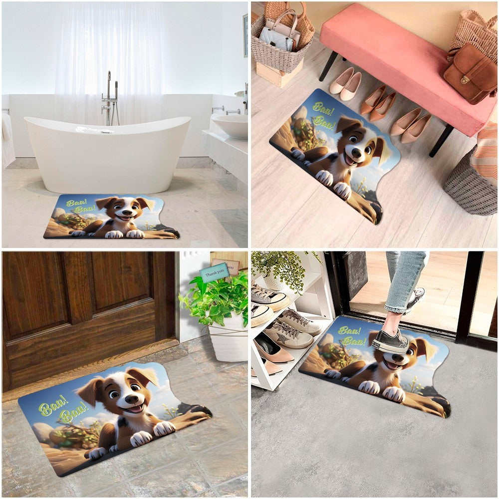 Zerbino Gomma Sostenibile 40X70 Ingresso Antiscivolo Interno Esterno Morbido Moderno Dis.SG