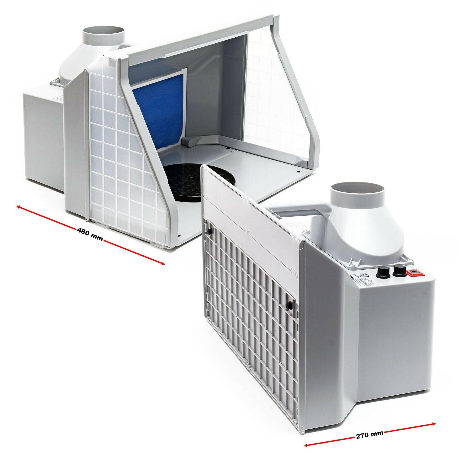 Cabina di aspirazione 9m³/min Illuminazione LED doppia ventilazione regolabile 16_0002403