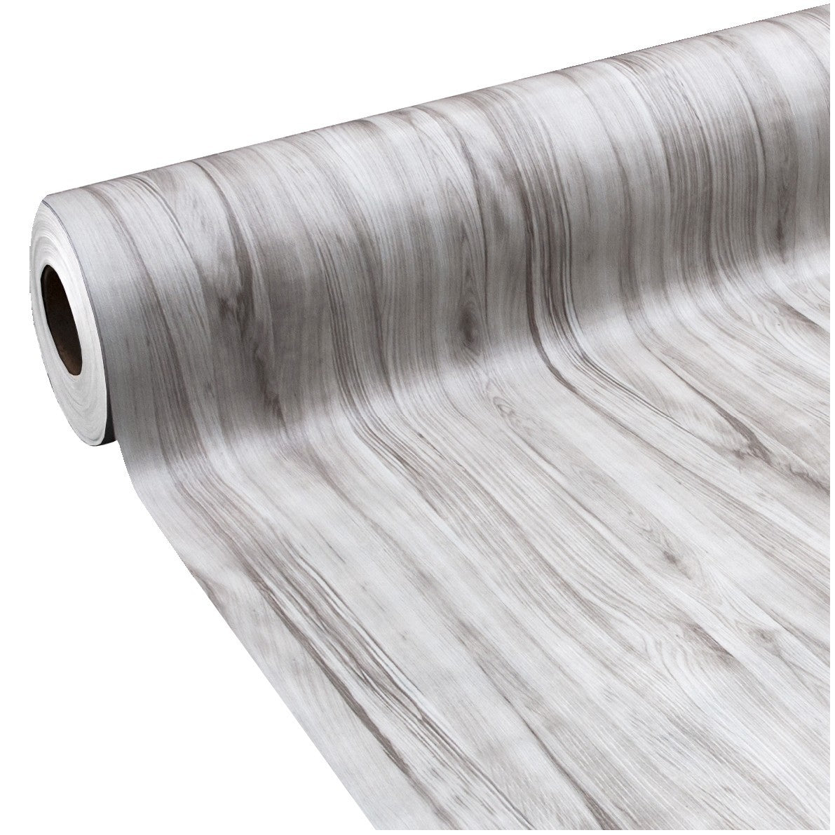 Pavimento PVC 140x850 Cm Rivestimento Rotolo Vinile 30 Misure Legno Parquet Venato Grigio Dis B