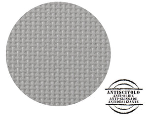 Tappeto Cucina Assorbente Bordato Antiscivolo Frutta e Verdura Passatoia Lavabile 52x110 Cm Blu