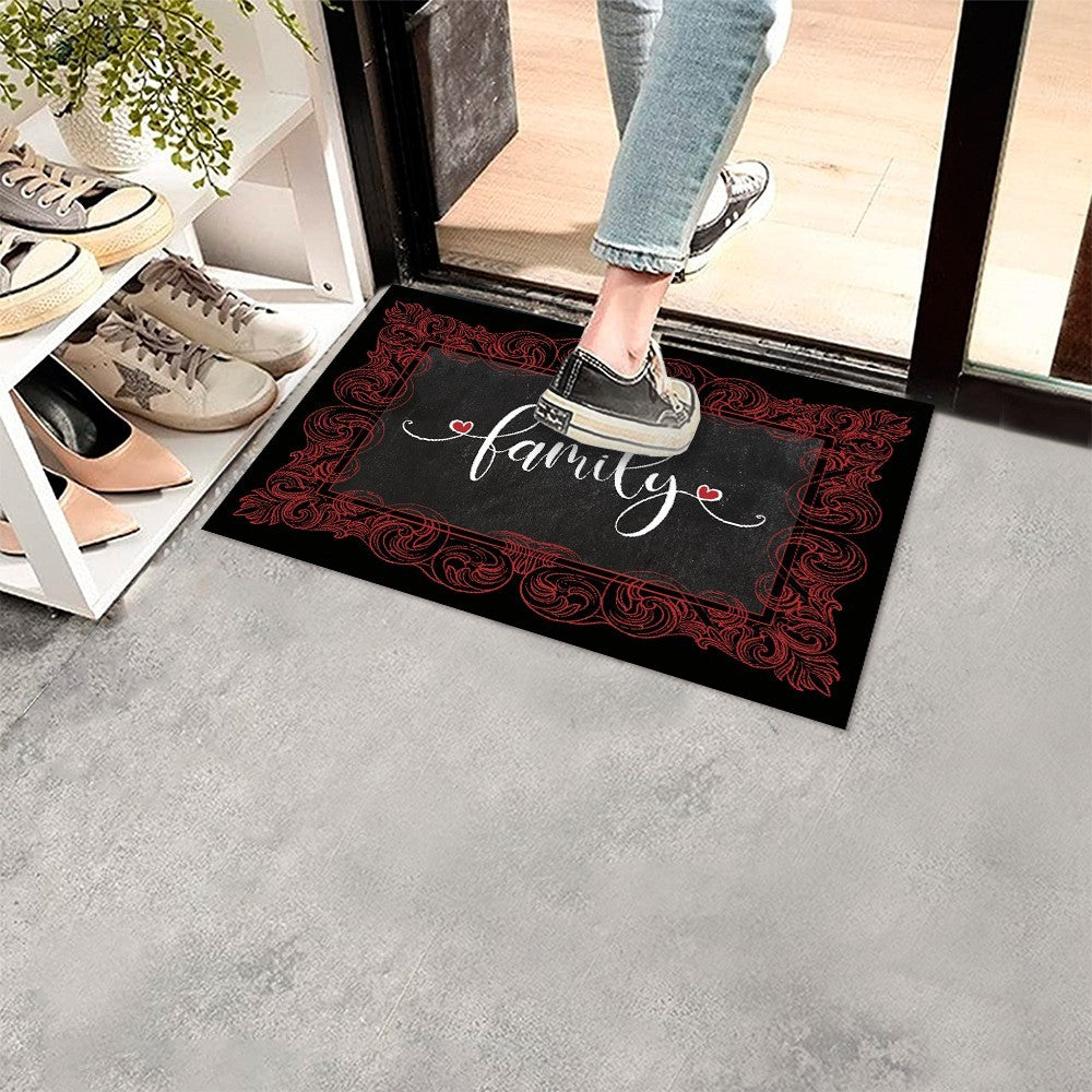 Zerbino Gomma Sostenibile 40X70 Antiscivolo Ingresso Interno Esterno Moderno Dis.A