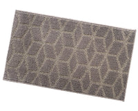 Zerbino Ingresso Interno Esterno Tessuto 3D Antiscivolo Tappeto Casa Assorbente Moderno Tortora