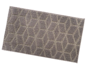 Zerbino Ingresso Interno Esterno Tessuto 3D Antiscivolo Tappeto Casa Assorbente Moderno Tortora