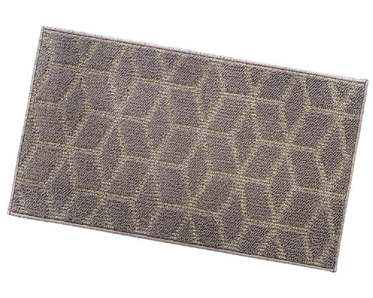 Zerbino Ingresso Interno Esterno Tessuto 3D Antiscivolo Tappeto Casa Assorbente Moderno Tortora