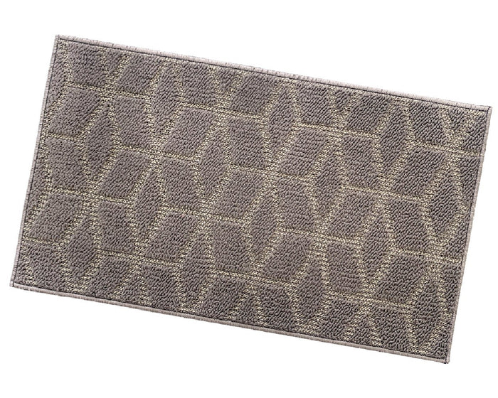 Zerbino Ingresso Interno Esterno Tessuto 3D Antiscivolo Tappeto Casa Assorbente Moderno Tortora