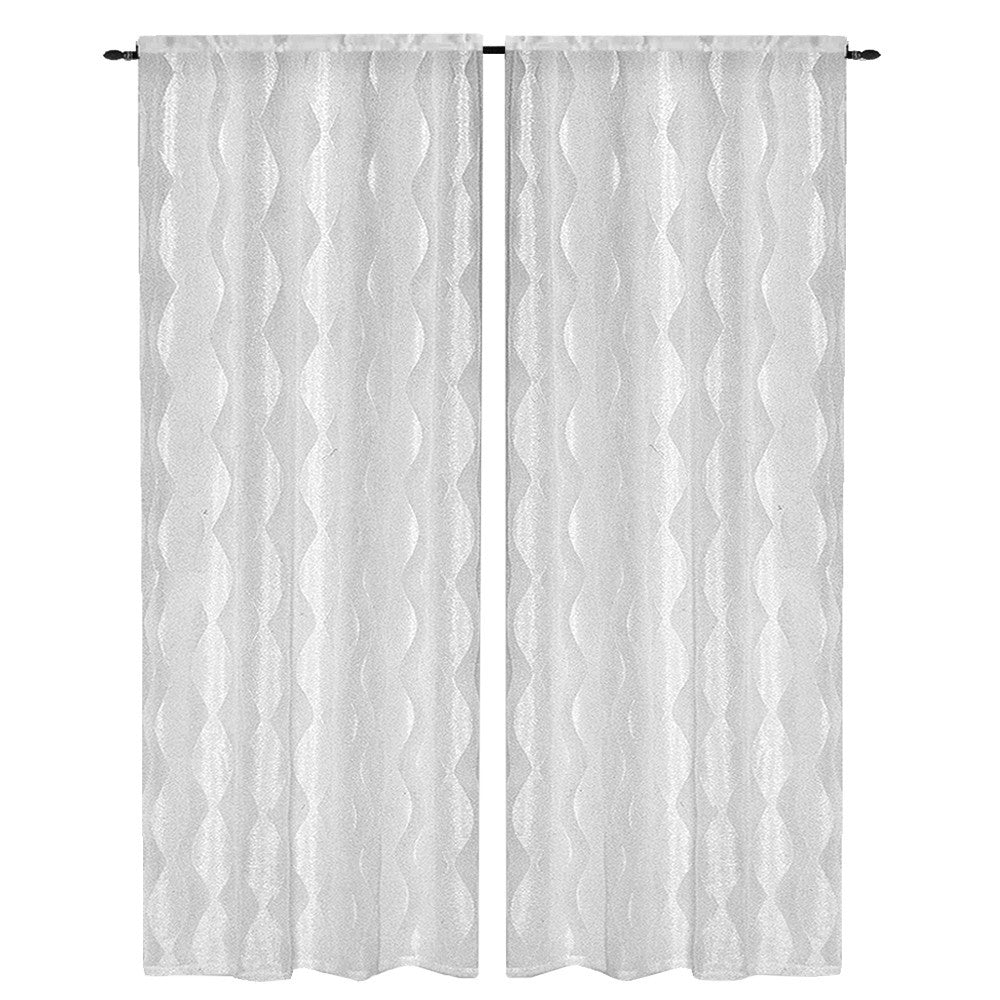 Tende Finestre Porte Interno Elegante Chic Tessuto Strass Brillantini Coppia 2 pz Grigio 60x150 Cm