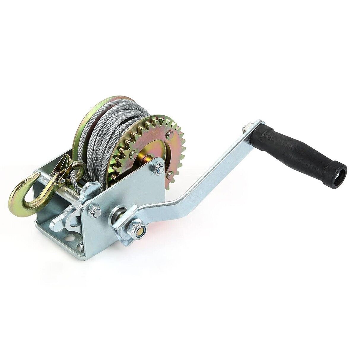 PARANCO MONTACARICHI VERRICELLO GANCIO MANUALE ARGANO 800 LBS CAVO ACCIAIO